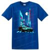 Godzilla Car T Shirt Graphic Tee Street Art Racing Auto Tokyo Neon Style