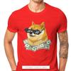 Crypto Cryptocurrency Dogecoin Doge T Shirt Classic Grunge Summer Big Size Pure Cotton Unisexs Tops Harajuku Oneck Tshirt