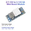 1Pcs 6A Mini Power Module Dc-Dc Boost Module 3.3V 5V 9V12V Fixed Output Step-Up Converter For Drones Rc Models Bec