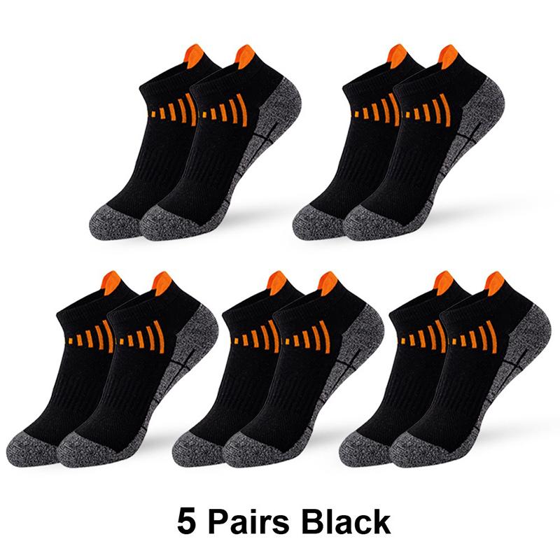 5 Pack Womens Ankle Socks Athletic Cushioned Breathable Performance Sport Tab Cotton Quarter Women's Running Socks