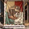 Horse (82) Theme Custom Tapestry Personalized Custom Name Text Wall Hanging Tapestry Home Decor Background Cloth