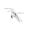 Hip Hop Finger Ring Metal Armor Cover New Nail Cover Ring  Women men