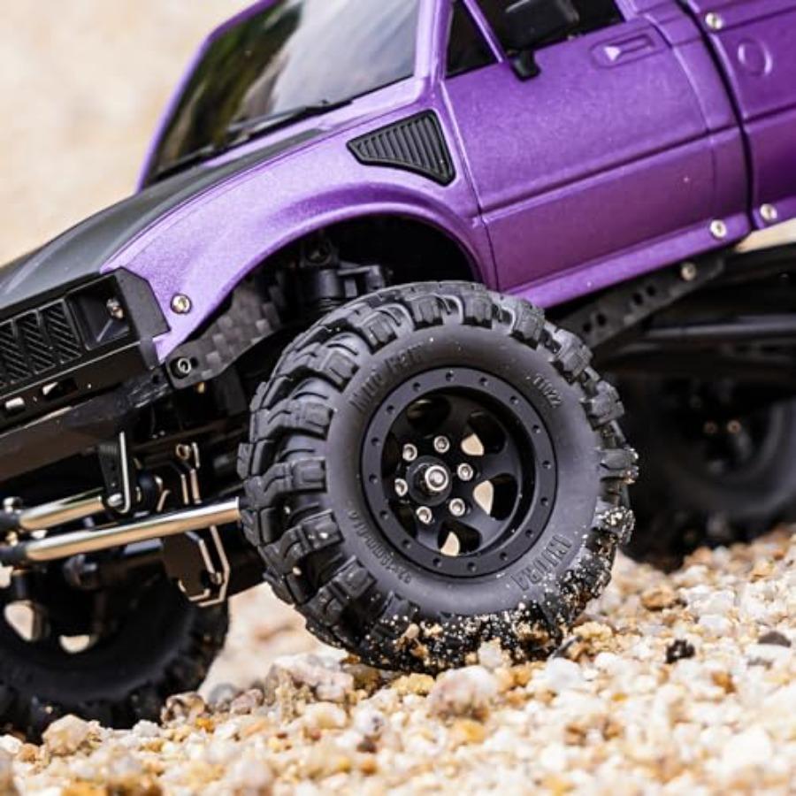 1.0 Aluminium Beadlock Wheel Rim for 4M Ascent18 SCX24 FCX24 1/24 1/18 RC Crawler Upgrade