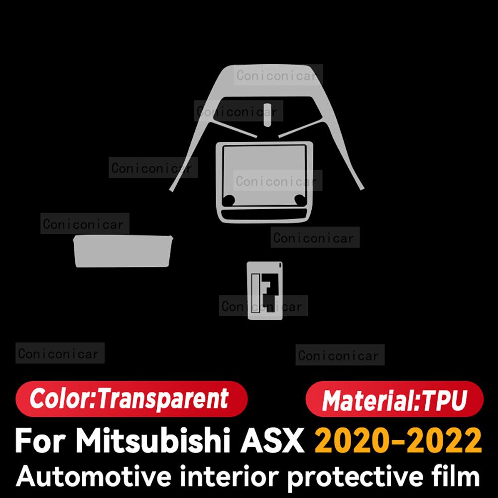 

Для Mitsubishi ASX - Защита салона автомобиля Антицарапающая TPU Пленка Панель приборов Центральная консоль Навигация Аксессуары Left rudder