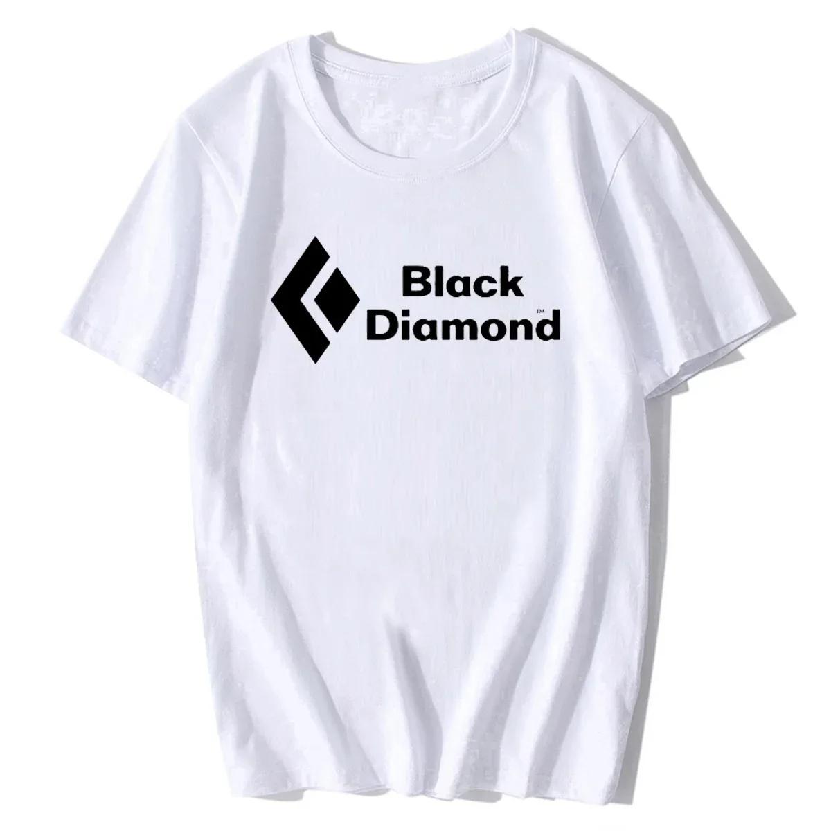 

2024 Мужская одежда BLACK DIAMOND Лыжи Альпинизм Футболка Уличная одежда Графический Хлопок Повседневная Мода Одежда с коротким рукавом S