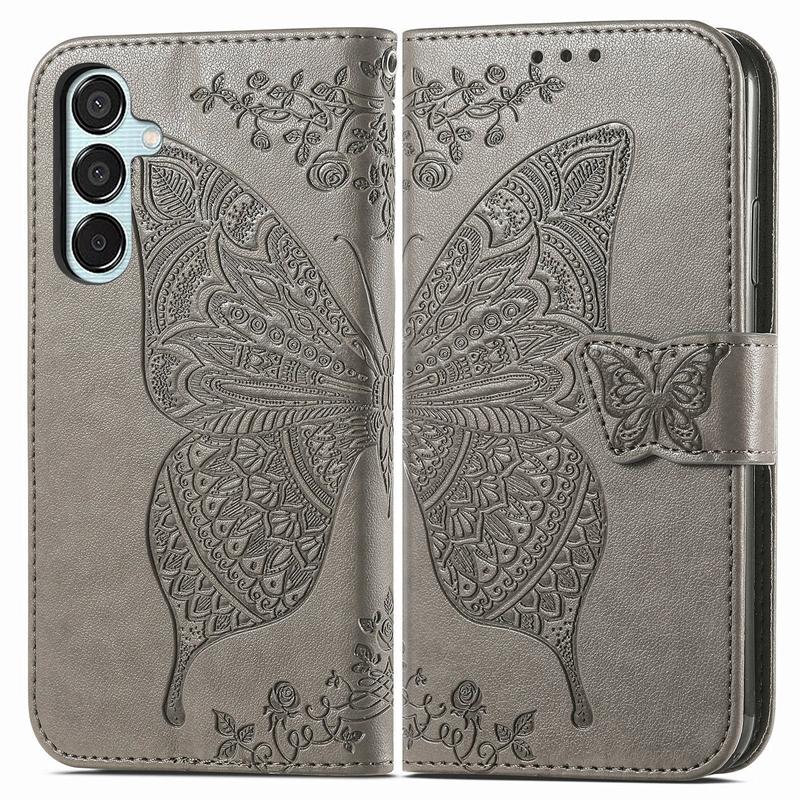 Hot Sell Wallet Phone Case with Stand for Galaxy M15 A15 A25 A35, for Samsung A14/A34/S24 Butterfly Printed Flip Case Pouch
