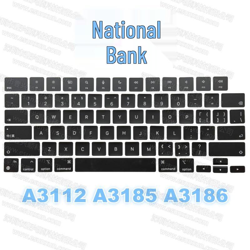 Tasti di ricambio per MacBook Modelli A2442, A2485, A2991, A2992, A3112, A3185, A3186, A3401, A3403