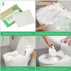 100PCS Disposable Toilet Seat Cover Portable Travel Camping Hotel Bathroom Degradable Waterproof Toilet Mat Accessories