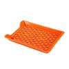 ZISIZ Stainless Steel Square Draining Serving Tray