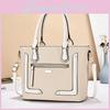 Retro Fashion Large Capacity Handheld Tote Bag With Zipper Closure For Daily Use