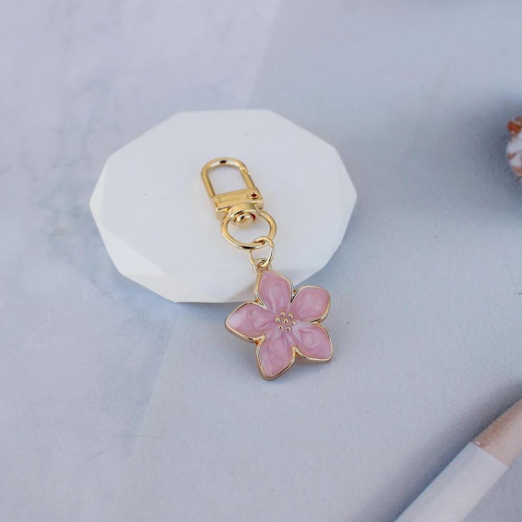 Koreanischer Niedlicher Mädchen Birnenblüten Anhänger Schlüsselanhänger - Stilvoller Taschenanhänger Geschenk