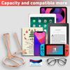 Cell Phone Stand for Desk, Metal Mobile Phone Stand Holder, Cute Rose Gold Cell Phone Display Holder Phone Dock Compatible with All Mobile Phones,