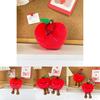 Adorable Red Apple Plush Keychain Cute Fruit Doll Bag Charm For Christmas Gifts