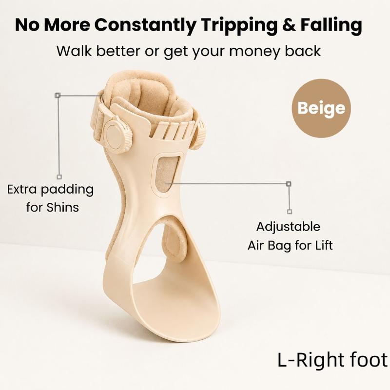 Knob Adjustment Plantar Fasciitis Splint Brace Buckle Compression Dorsal Drop Foot Orthopedic Brace Skin-Friendly Airbag