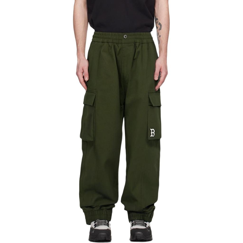 MLB Boston Red Sox Casual Pants Men's Army Green 3LWPB0324-43KAD