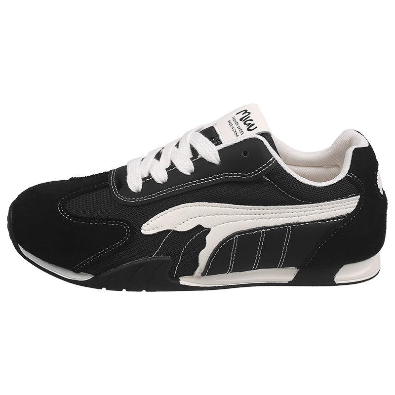 Spring and autumn new Forrest Gump shoes lace-up breathable mesh casual women's shoes outdoor running shoes Korean version single shoes