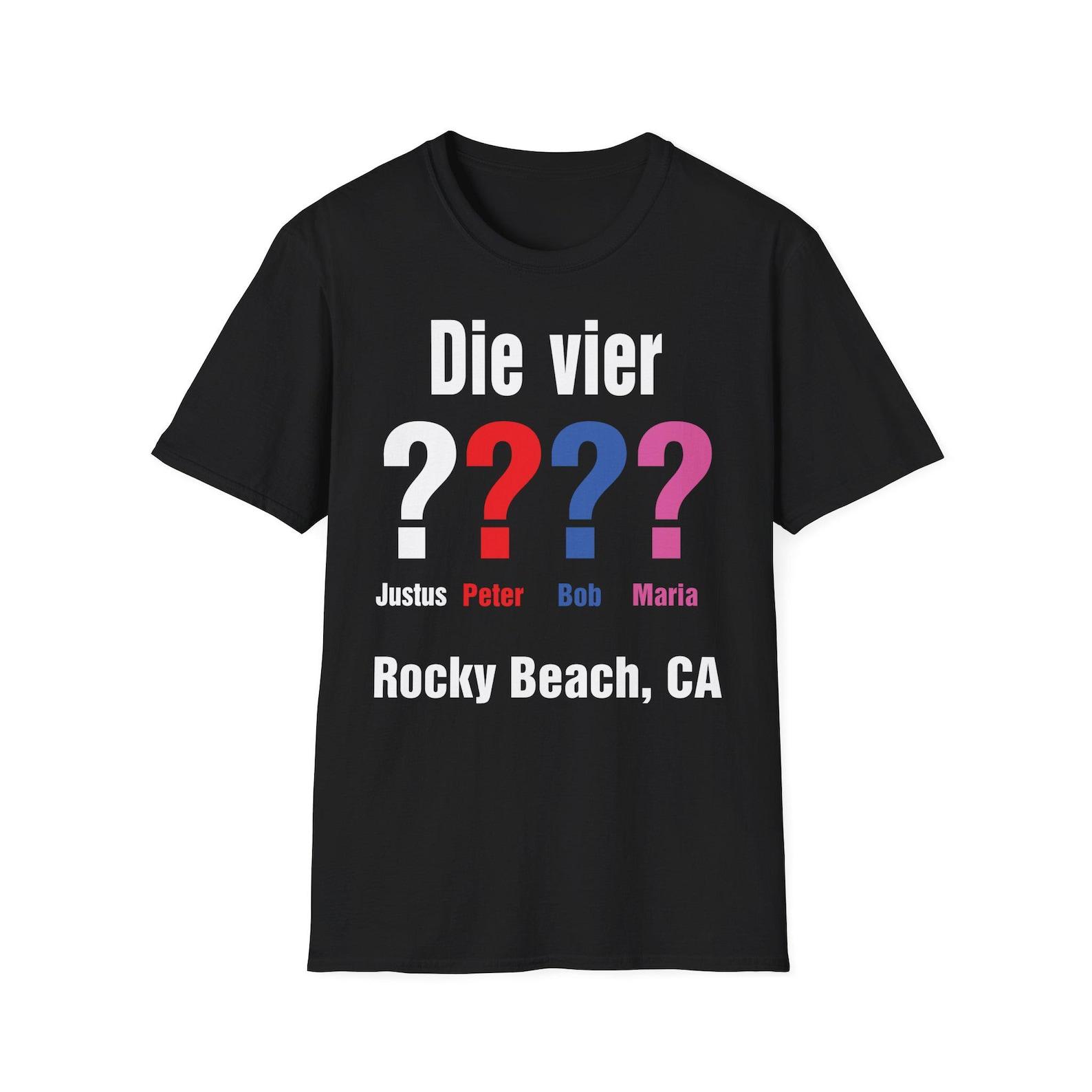 The Four Investigators, pink, customizable - The Three Investigators - Rocky Beach - T-shirt, fan shirt S