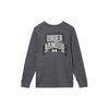 Under Armour Bomullsgenser med bokstavtrykk og rund hals for trening Menn Genser Grå 1379764-012