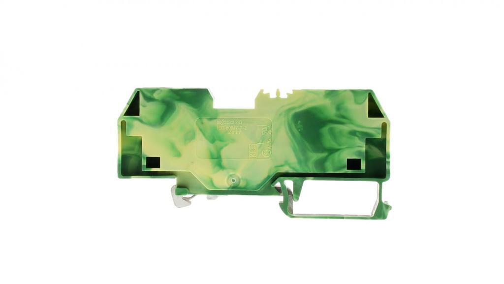 Yellow-Green 2-Wire 16mm2 Busbar Connector 283-907