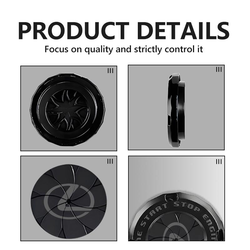 Car Ignition Switch Cover One-touch Start Button Protective Cap For Lexus IS350 ES350 IS250 IS460 IS220h IS300 LX570 UX250h