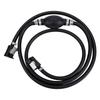 Fuel Line Kit 6.56ft Long One Way Flowing Outboard Marine Boat Fuel Line Assembly with 8mm Manual Hand Pump