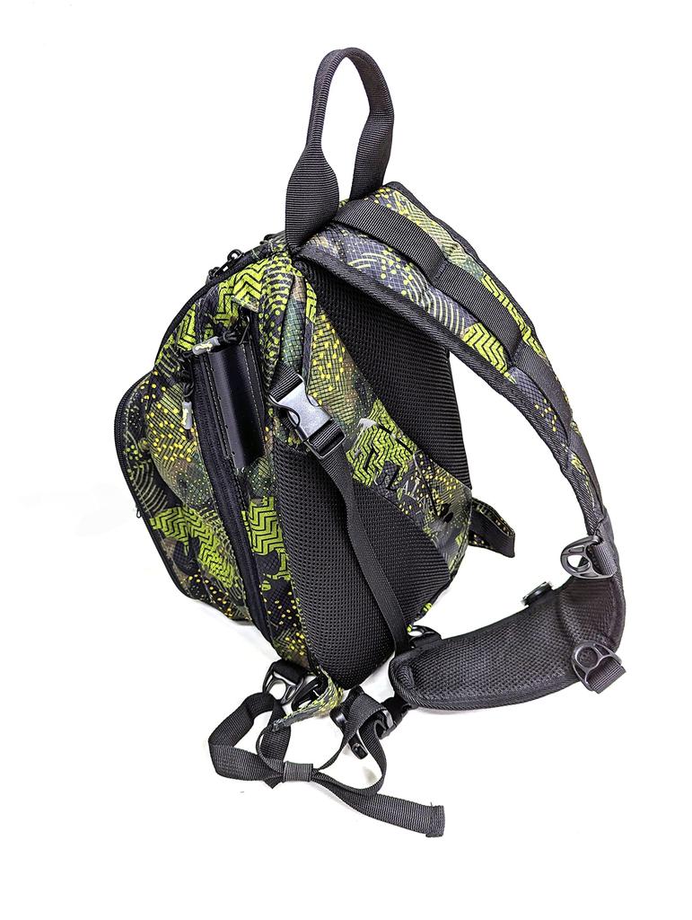 TULALA Walnut Shell Sling Bag In Original Colors Camouflage TRY-ANGLE (Left Shoulder)