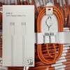 60W Dual Type-C Braided Data Cable for Apple Devices - Orange