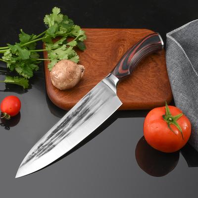 8 Inch Chef Knife 5cr15 Stainless Steel Forged Knife Slice Knife Fish Raw Knife Kitchen Knife