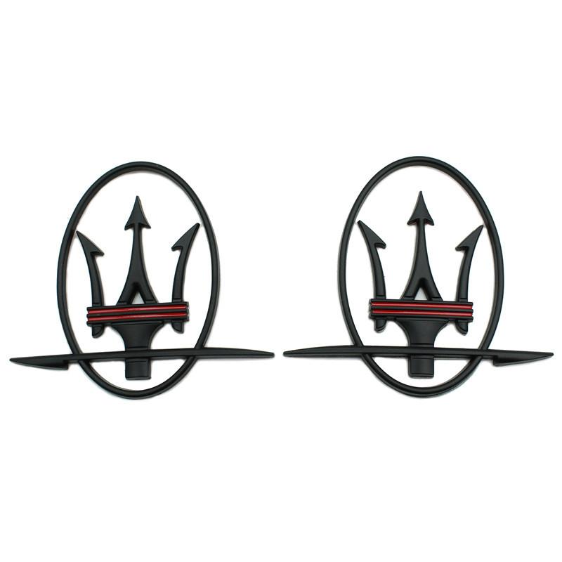 Car Sticker For Tesla Model3 Y S XMaserati Granturismo Quattroporte GTS Ghibli Levante GT Logo Car Emblem Badge Styling Stickers