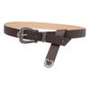 New Retro Carved Pattern Crown Alloy Buckle Belt for Women European and American Sweater Jeans Decorative Belt