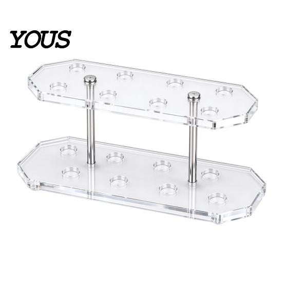 Dart Rack for Bar Acrylic Display Stand, 8 Caapcity Oblique Design Organizer, Space Wall Hanging Saving Desktop Storage Game Room And Home Decor
