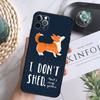 Cute Corgi Dog Soft Case For iPhone 16 Pro Max 13 12 Mini XS Max X XR 11 15 Pro Max 14 Plus Back Cover