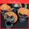 Evil Pumpkin Skull Halloween Decoration Resin Craft For Outdoor Garden