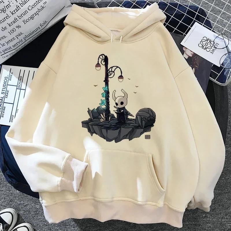 Hollow Knight Pánské mikiny Korea Ulzzang Grunge Y2k Estetické Fmale Podzimní a zimní pulovry Hoddies Grafický Streetwear