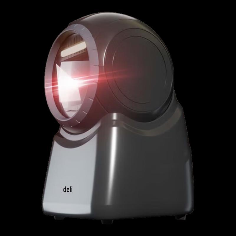 Deli Desktop Wired 1D 2D Barcode Scanner