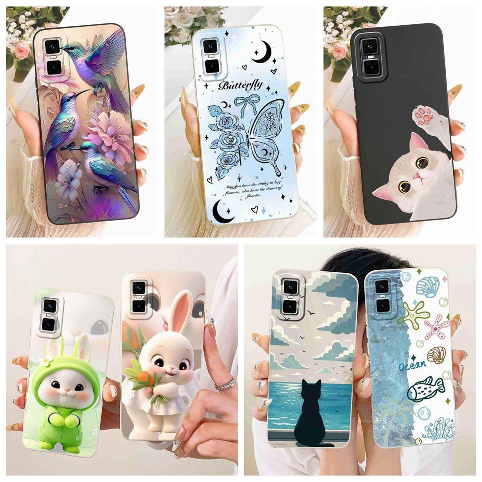 For Infinix GT 30 Pro X6873 Case Lovely Rabbit Butterfly Protector Cover Soft Phone Case For Infinix GT30 GT 30 Pro 5G Casing