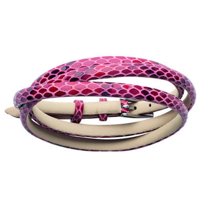 [K9356] - Red 'Peaceful' Mixed Bracelet - 6 Mm