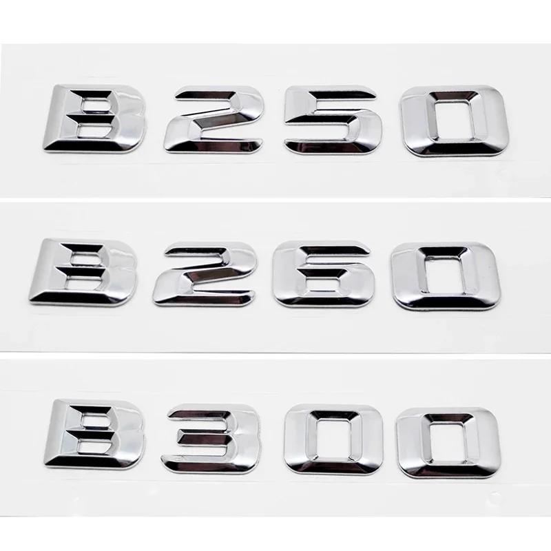 BKS2 Car Letter Sticker Rear Badge Embedding Emblem For Mercedes Benz B Class B35 B45 B63 B180 B200 B220 B250 B260 B300 Decoration