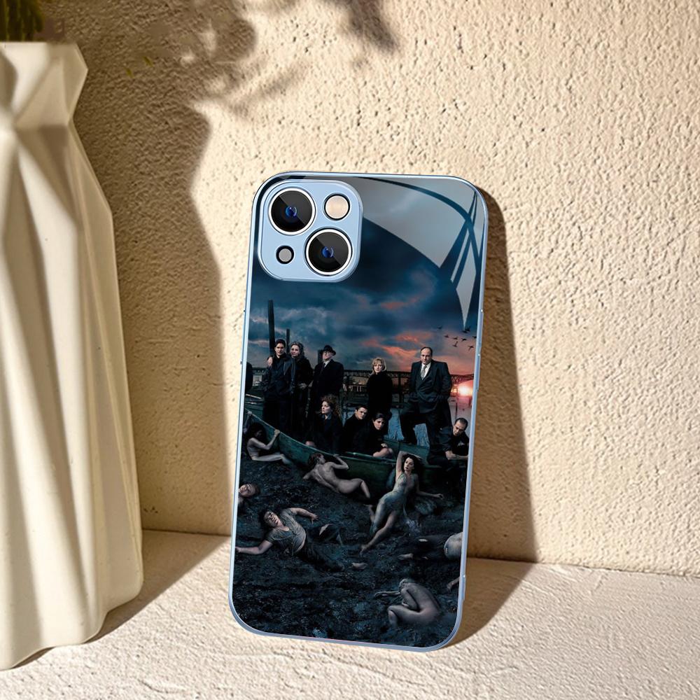 The Sopranos TV Phone Case For IPhone 14 13 12 Mini 11 Pro XS Max X XR 14 Plus Tempered Glass Cover