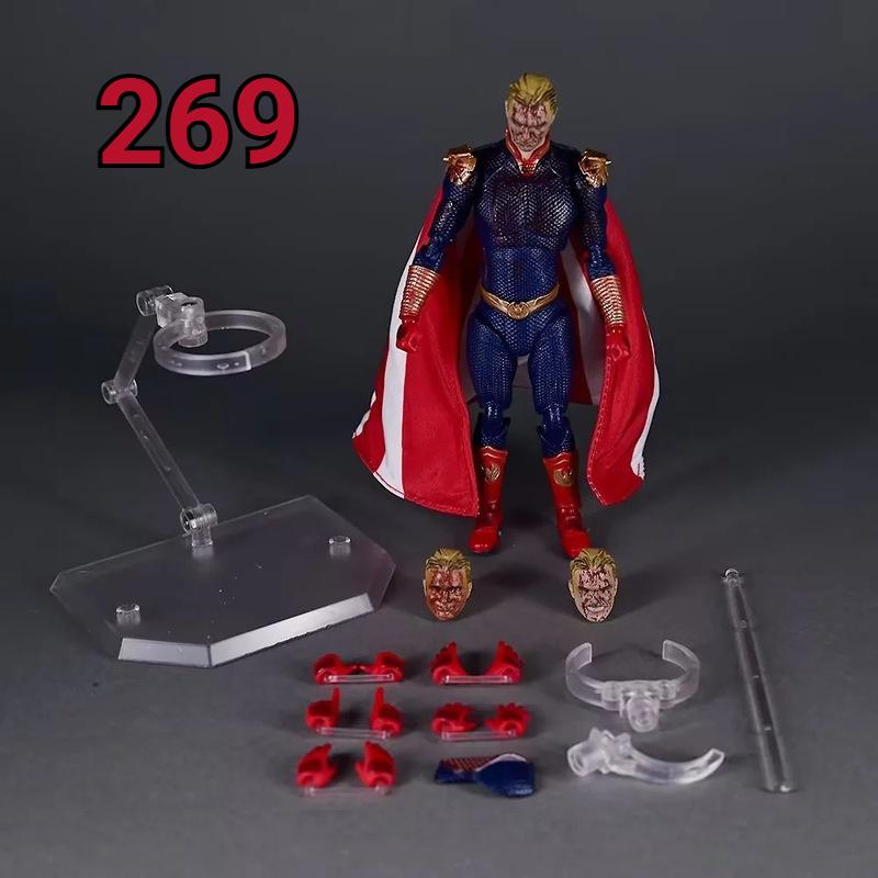 Homelander The Boys No 269 Battle Damaged Articulated Action Figure Collectible Model Decorative Ornament For Adult Collection