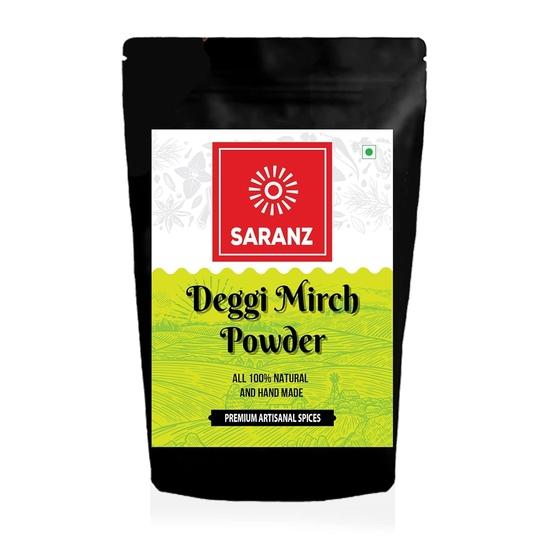 SARANZ Deggi Mirch Powder | Kitchen Essential | Sabut Laal Mirch Masala | Spice Powders and Masalas  - 200 Grams