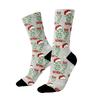 Custom  Fashion  Socks 67 Letter Socks 3D Printed Mid-calf Long Socks, 360-degree Seamless Socks for Men and Women