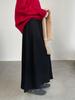 Taoguan Korean Elegant Thick Knit Midi Skirt, Women's Winter Slimming A-line Long Skirt YL718