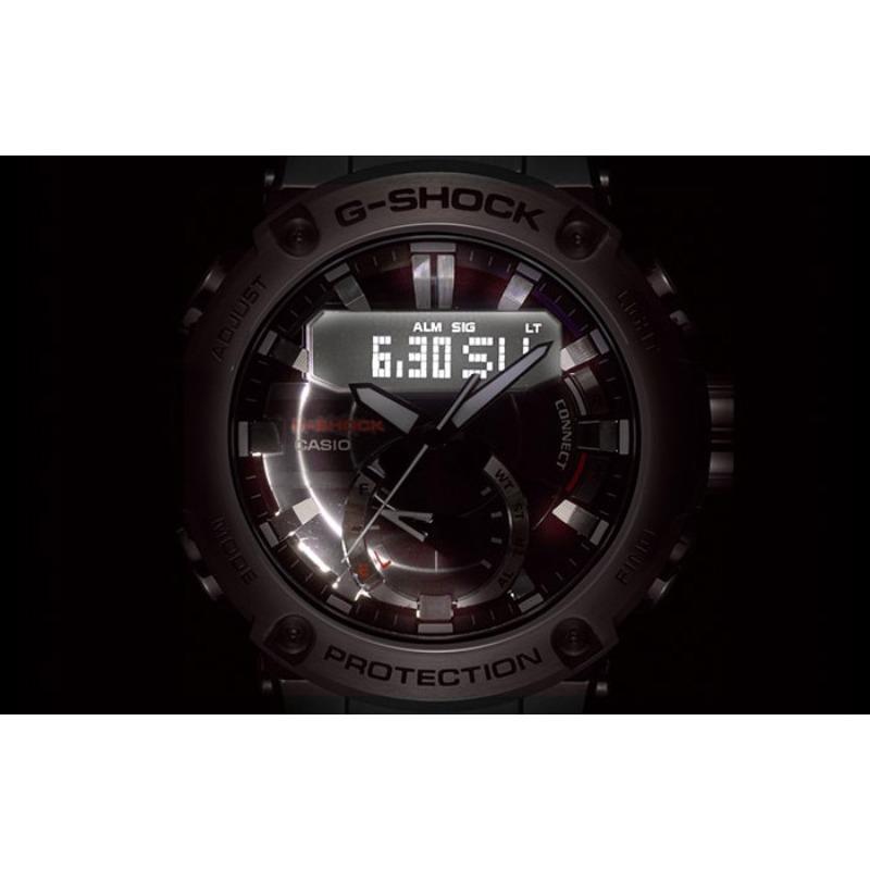 Casio Erkek Paslanmaz Çelik 200M Suya Dayanıklı Dijital Darbeye Dayanıklı Kuvars Saat GST-B200-1A