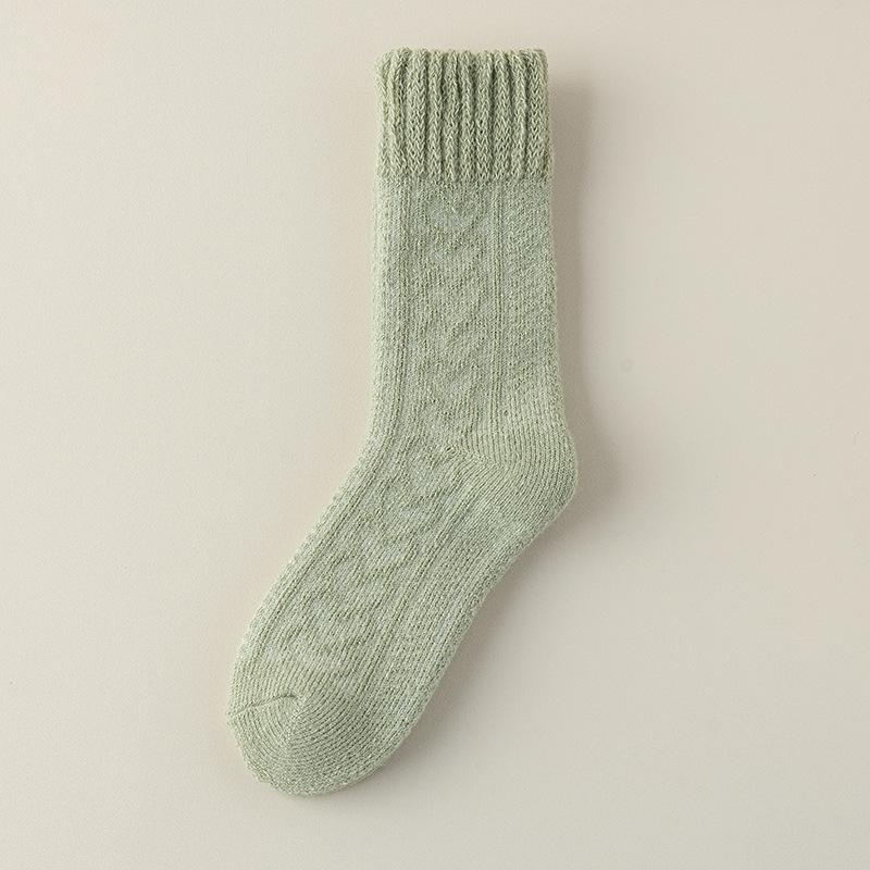 

Женские флисовые и утолщенные чулки до бедра для тепла и холодостойкости, толстые носки до середины икры для сна, домашние, лунные, длинные носки 1 pair