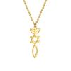 LIKGREAT Messianic Star of David Necklace for Women Men Stainless Steel Je Menorah Hexagram Pendant Israel Je Jewelry