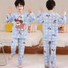 Thailand Kids' Cartoon Pajamas - Long Sleeve, Lightweight, Round Neck for Spring and Autumn - For Girls