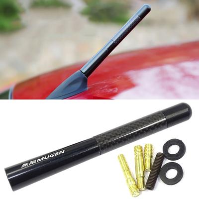 12cm Carbon Fiber Radio Car Antenna For H-on-da Vezel CR-V CR-X CR-Z Fit Jade Odyssey S2000 Accord Car Accessories