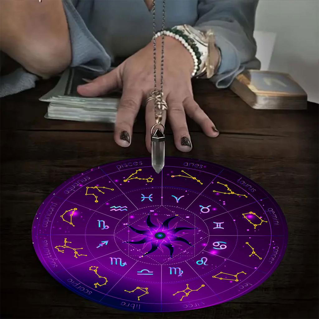 Pendulum Board Dowsing Divination Metaphysical Message Board Rubber Fortune Telling Board Witchcraft Wiccan Altar Board