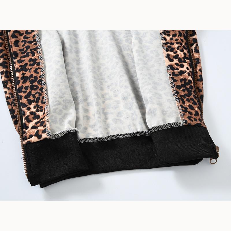Spring and Autumn Men and Girls Fashionable Cute Printing Color Collision Jacket Children Splicing Jacket Baby Cardigan
